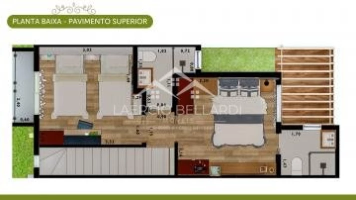 Foto 6: Casa de Condomínio de 2 quartos, 66m² no bairro Parque Residencial Maria Elmira, em Caçapava